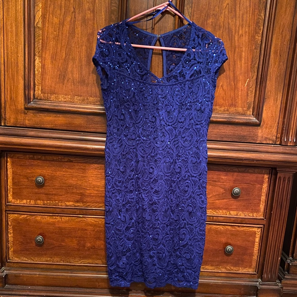 Blue homecoming/tolo dress